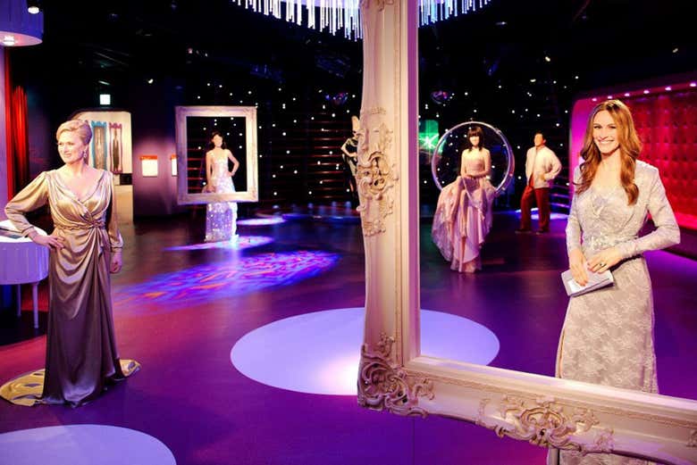 A few of the celebrities at Madame Tussauds