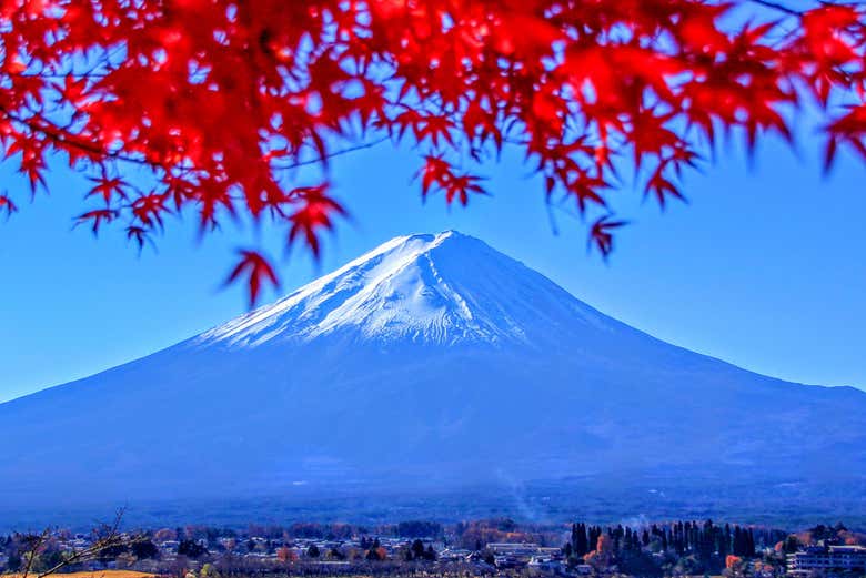The iconic Mount Fuji