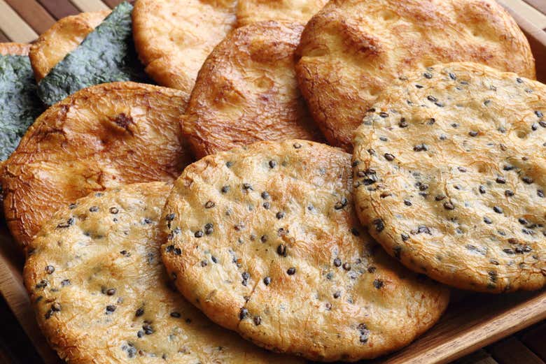 The Senbei rice cake shop