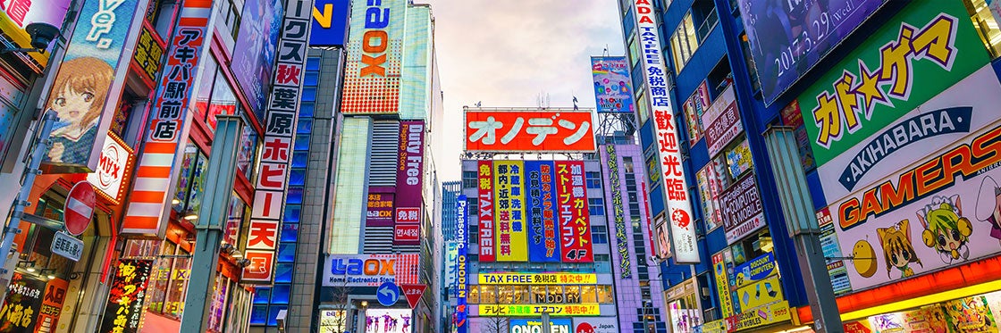 Electronics and photography in Tokyo